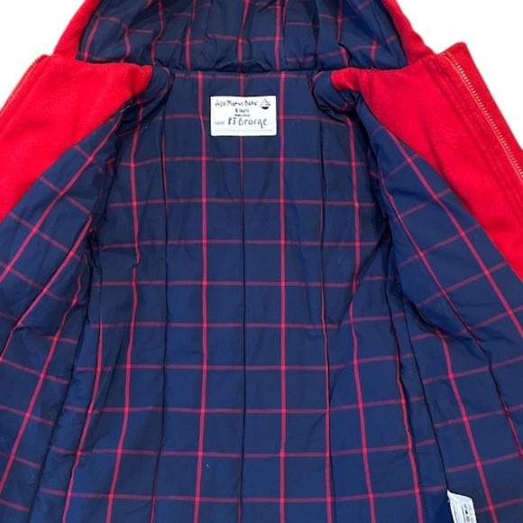 Kids JoJo Mama Bebe Vibrant Red 18-24 Month Toggle Jacket with Zipper - Picture 12 of 16